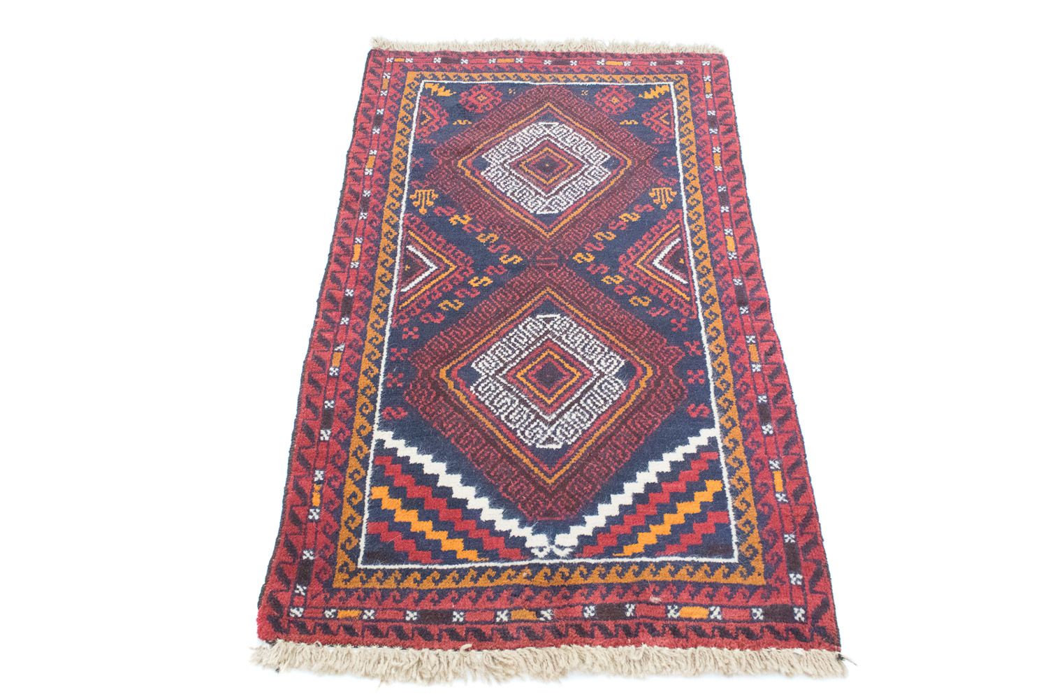 Tapis Belutsch - 132 x 76 cm - bleu
