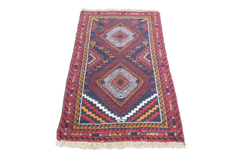 Tapis Belutsch - 132 x 76 cm - bleu
