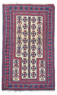 Tapis Belutsch - 130 x 75 cm - beige