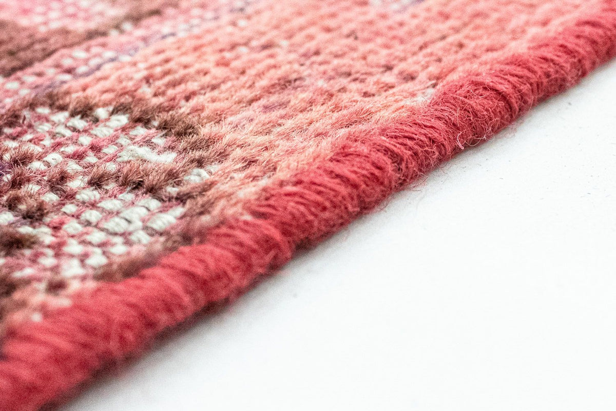 Tapis de couloir Tapis persan - Nomadic - 300 x 125 cm - rose