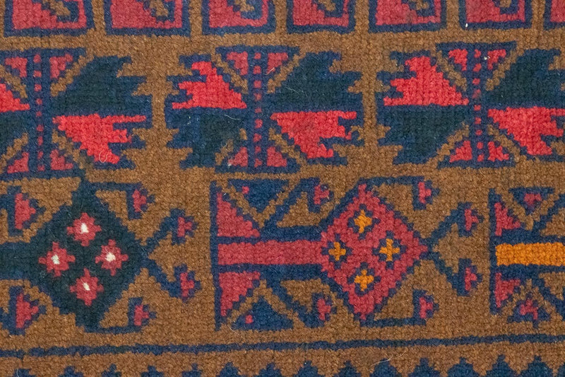 Tapis Belutsch - 140 x 86 cm - marron