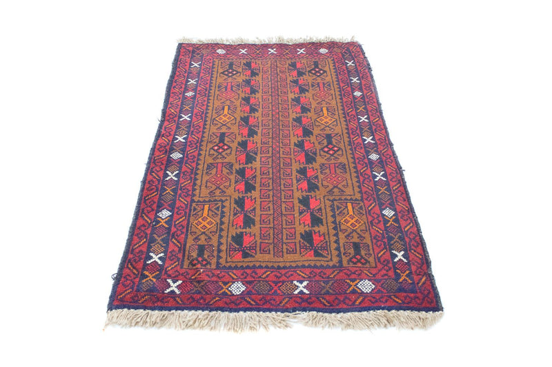 Tapis Belutsch - 140 x 86 cm - marron