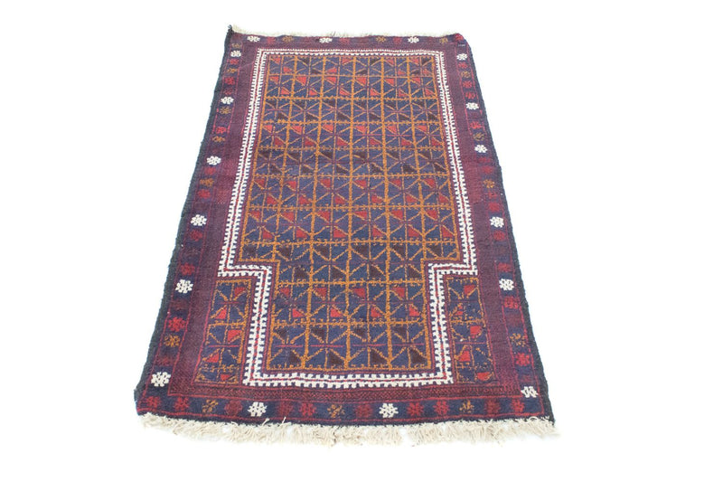 Tapis Belutsch - 137 x 84 cm - marron