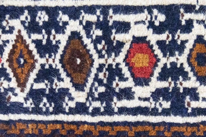 Tapis Belutsch - 110 x 69 cm - bleu