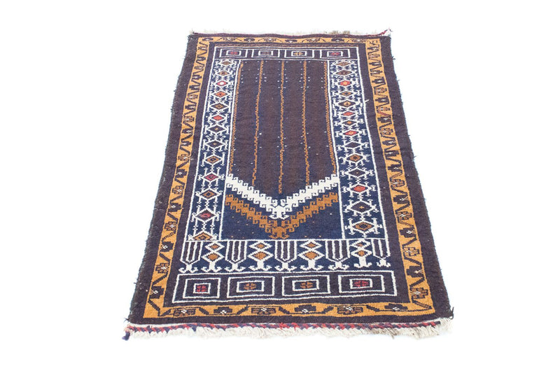 Tapis Belutsch - 110 x 69 cm - bleu