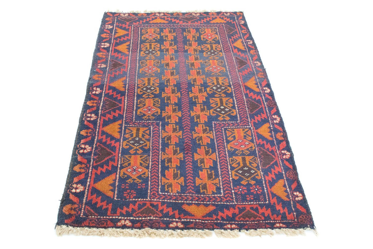 Tapis Belutsch - 133 x 83 cm - bleu