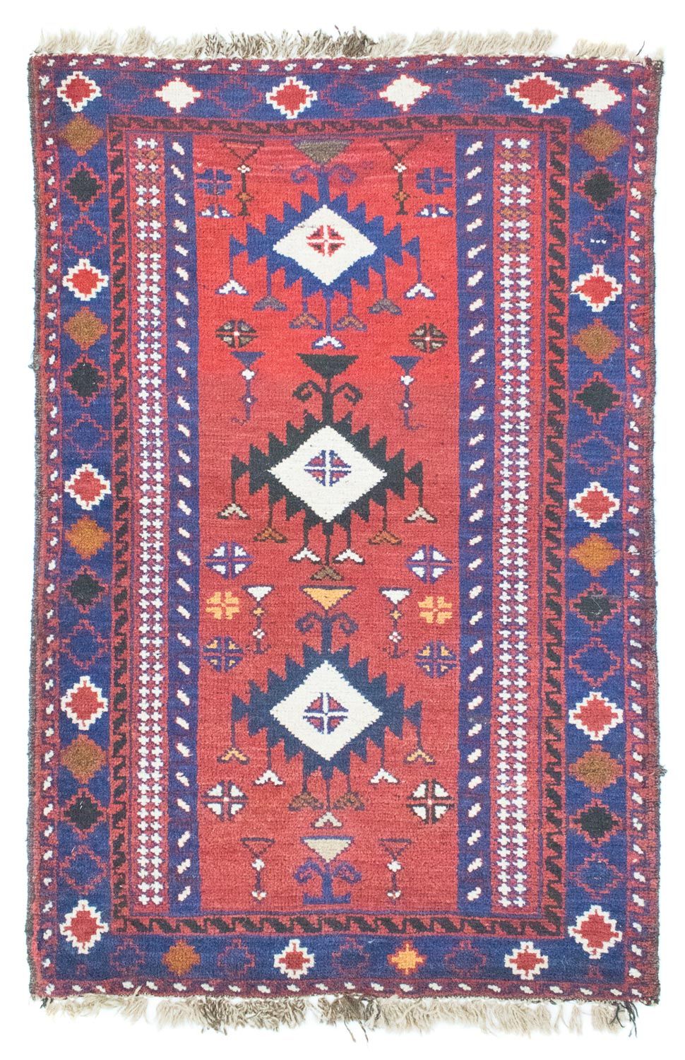 Tapis Belutsch - 128 x 77 cm - rouge