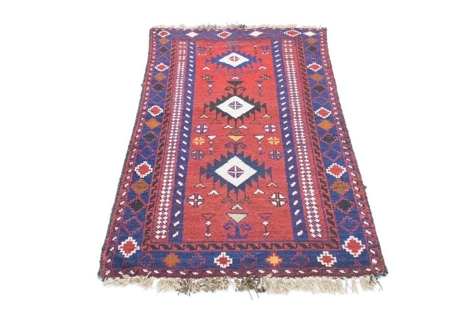 Tapis Belutsch - 128 x 77 cm - rouge