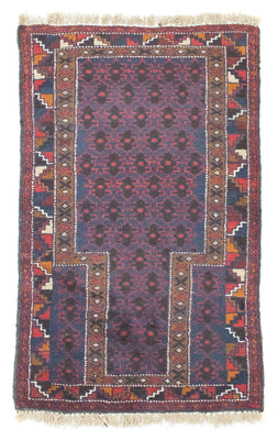 Tapis Belutsch - 130 x 79 cm - bleu
