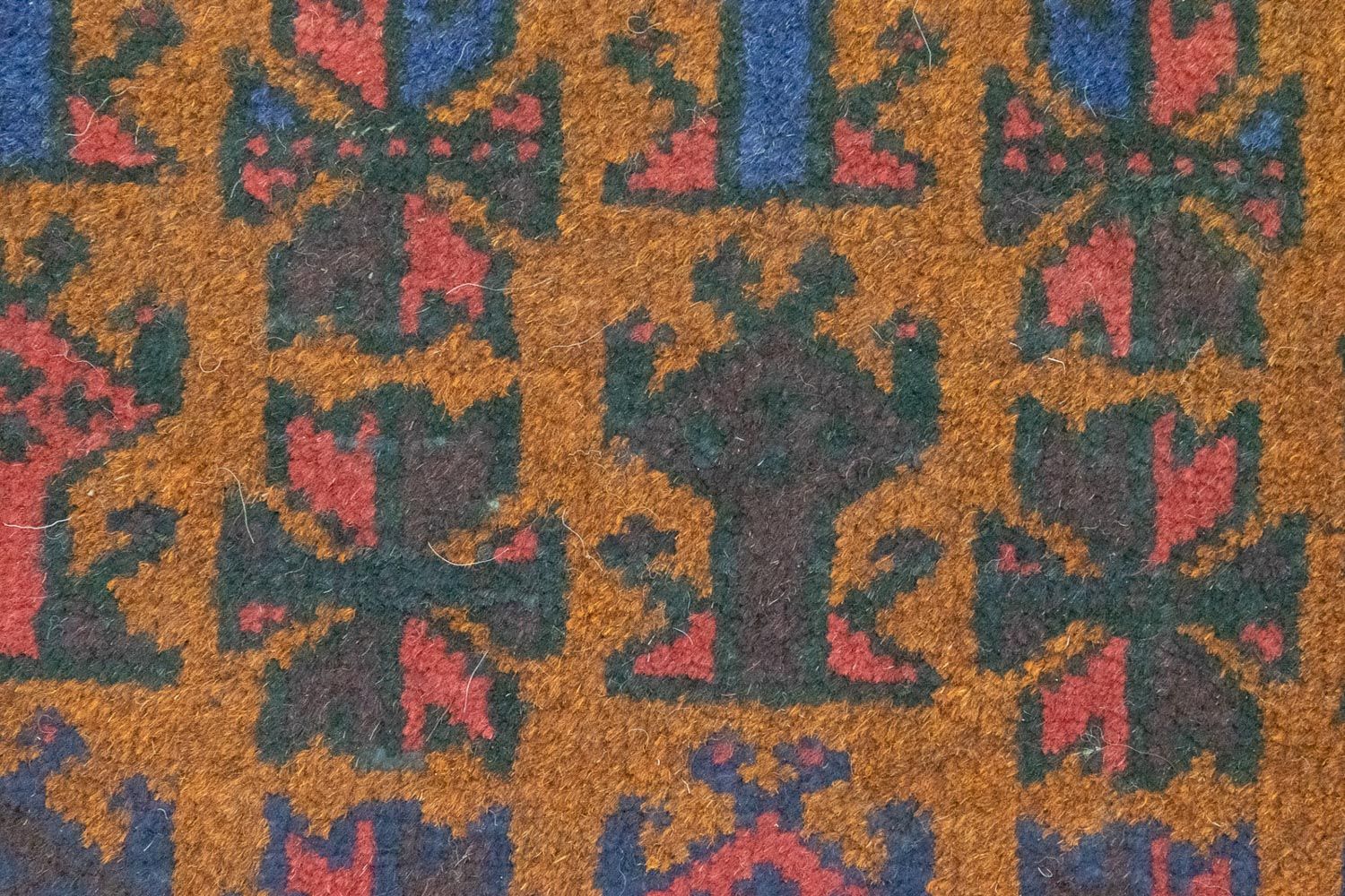 Tapis Belutsch - 140 x 76 cm - bleu