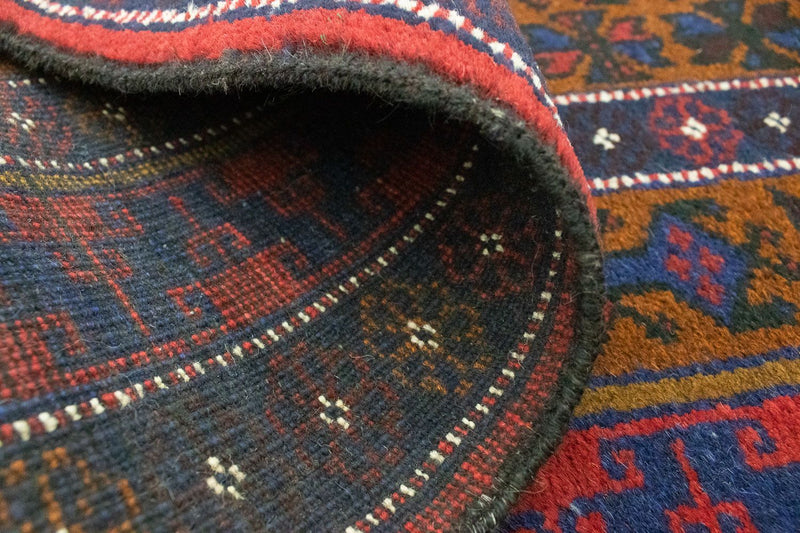 Tapis Belutsch - 140 x 76 cm - bleu