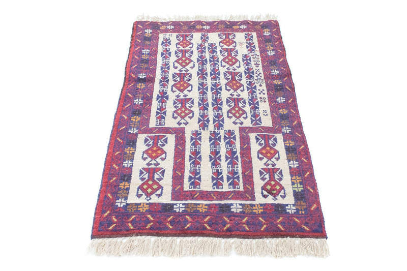 Tapis Belutsch - 129 x 77 cm - beige