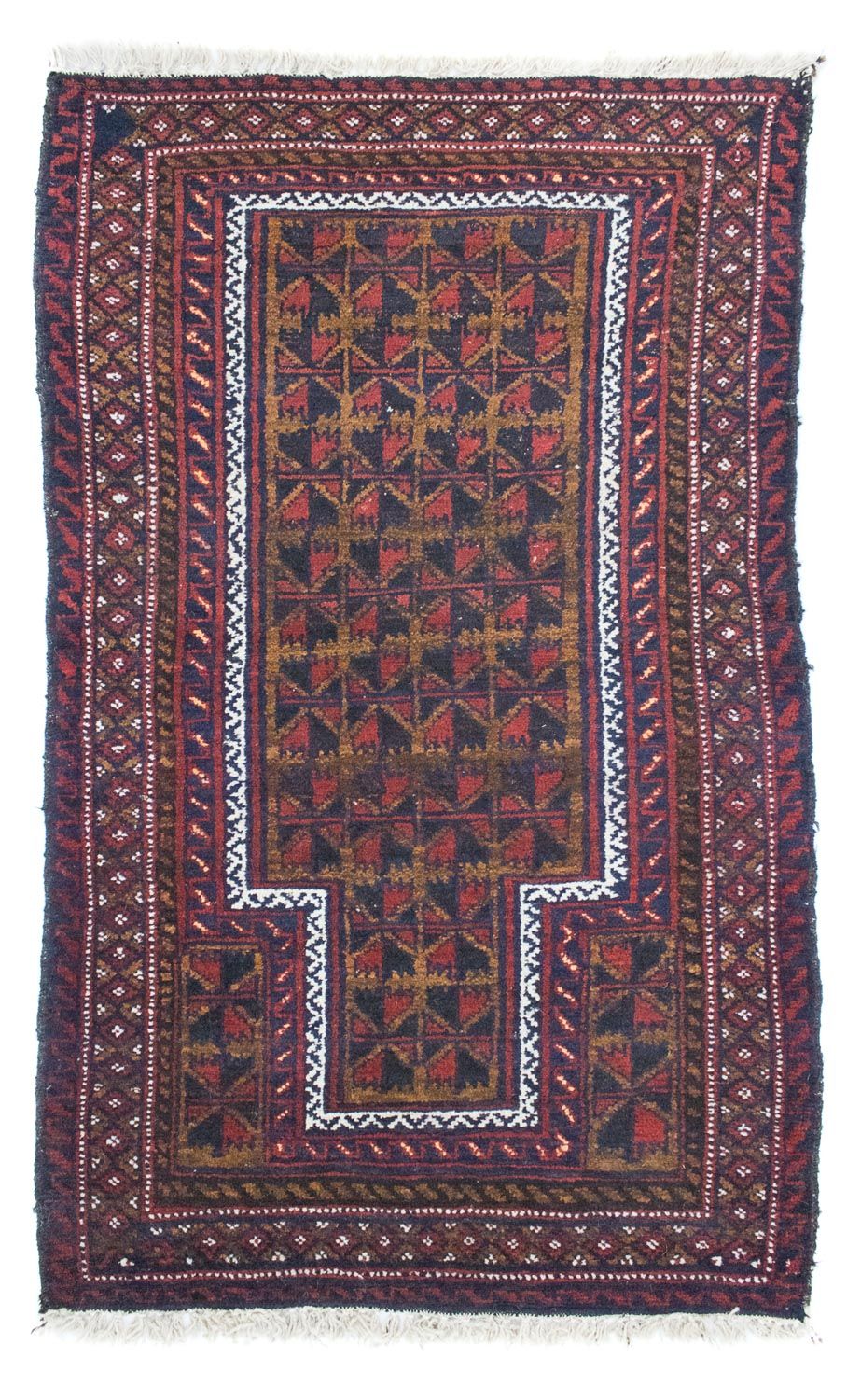 Tapis Belutsch - 136 x 83 cm - marron