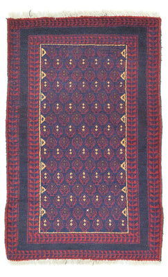 Tapis Belutsch - 131 x 81 cm - bleu
