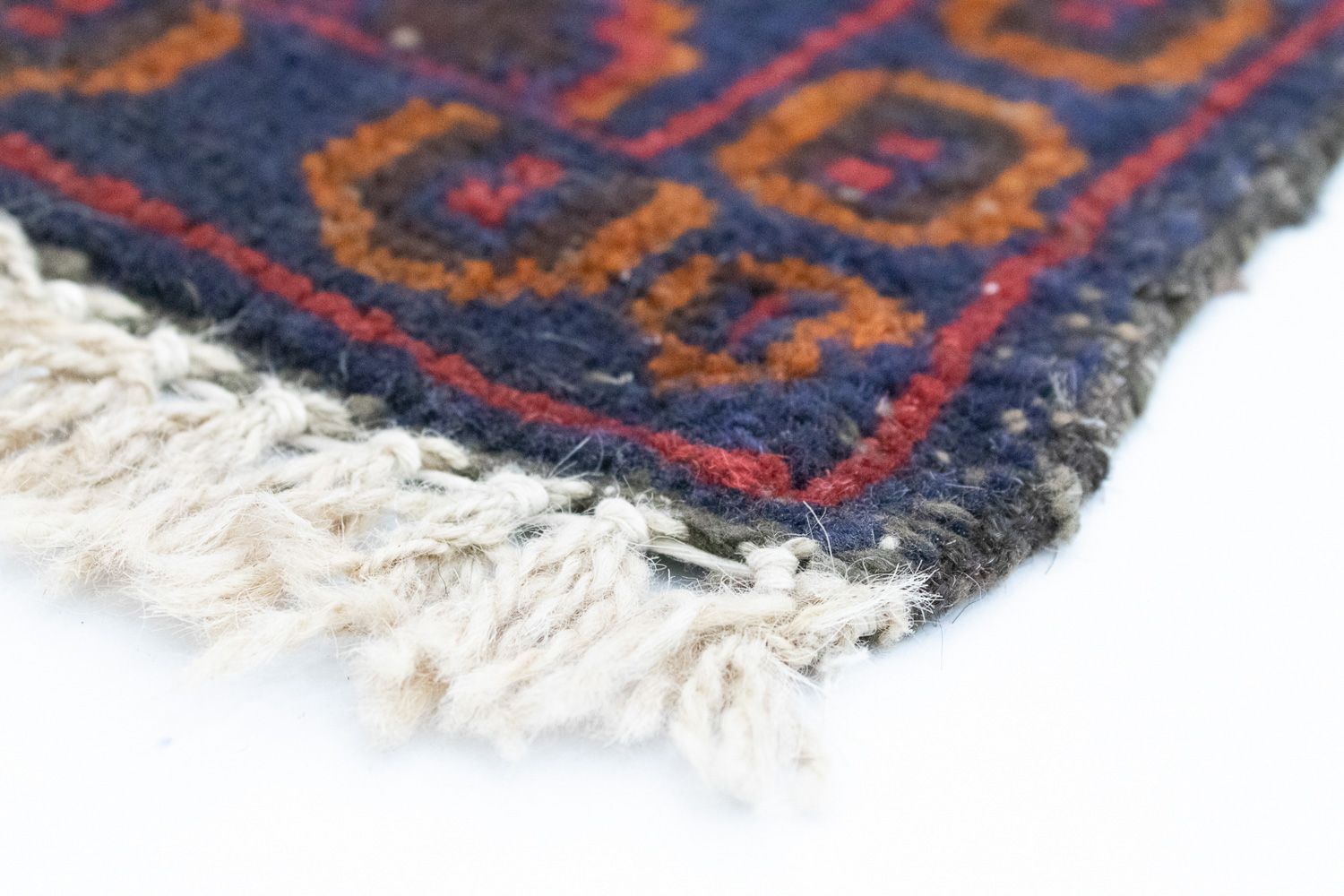 Tapis Belutsch - 136 x 76 cm - bleu
