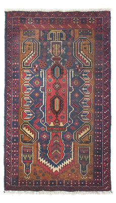 Tapis Belutsch - 147 x 85 cm - bleu