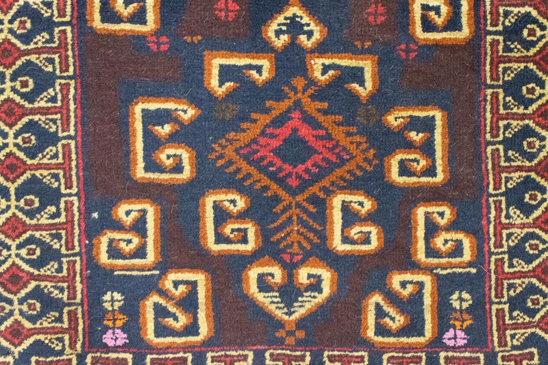 Tapis Belutsch - 130 x 80 cm - bleu