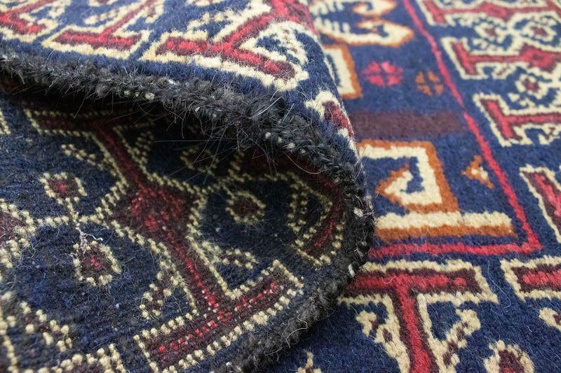 Tapis Belutsch - 130 x 80 cm - bleu