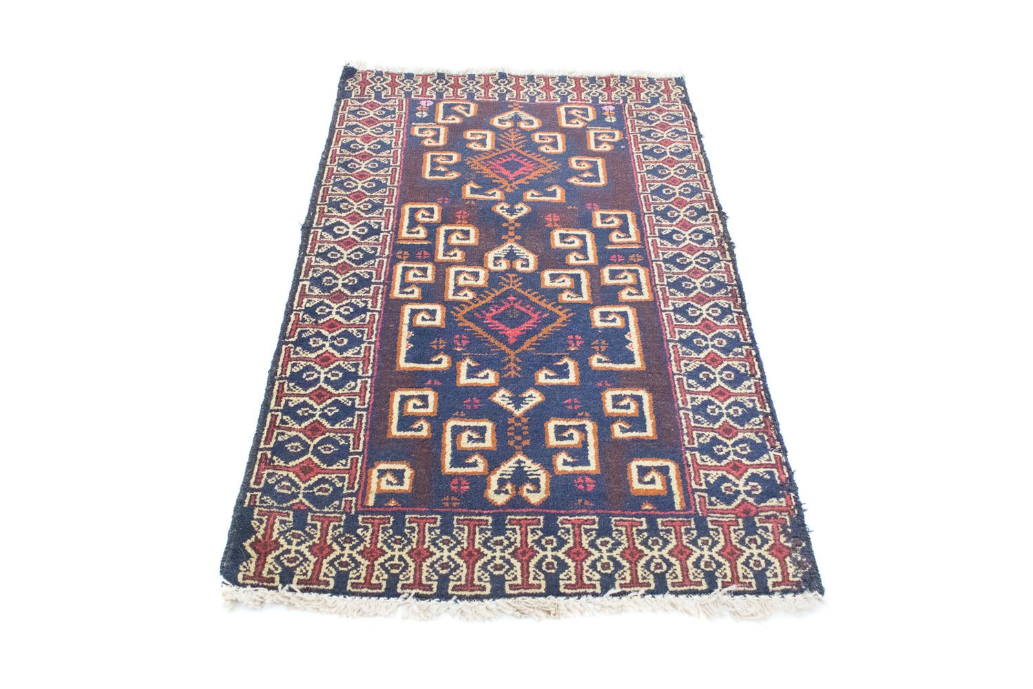 Tapis Belutsch - 130 x 80 cm - bleu