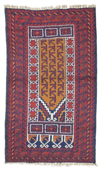 Tapis Belutsch - 134 x 75 cm - bleu