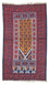 Tapis Belutsch - 134 x 75 cm - bleu