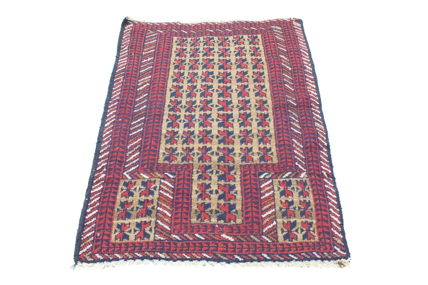 Tapis Belutsch - 117 x 74 cm - rouge