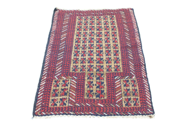 Tapis Belutsch - 117 x 74 cm - rouge