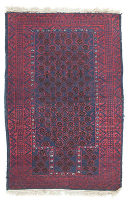 Tapis Belutsch - 124 x 77 cm - bleu