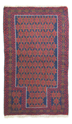 Tapis Belutsch - 132 x 78 cm - bleu
