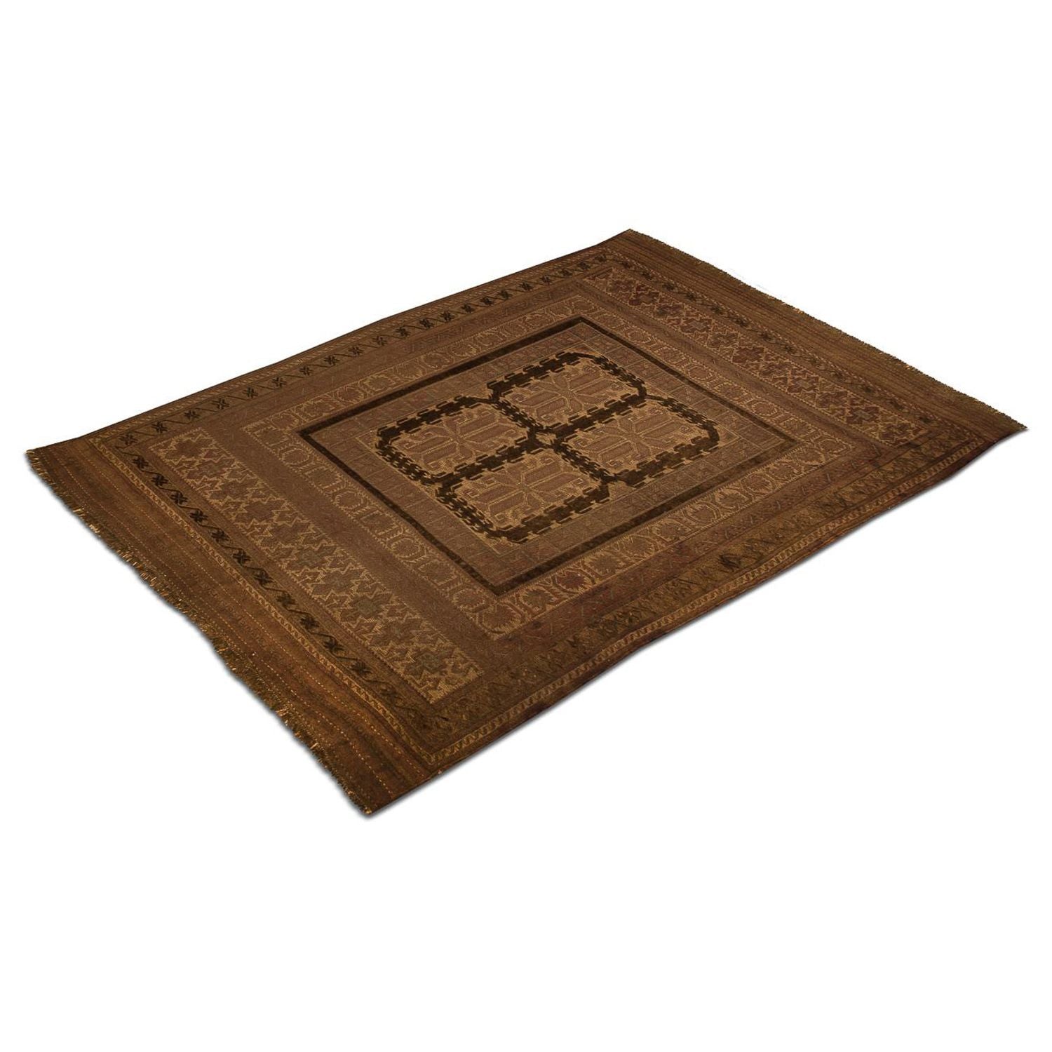 Tapis Kelim - Vieux - 276 x 182 cm - marron