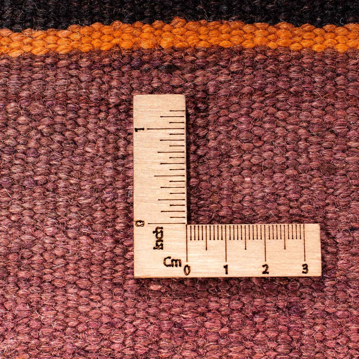 Tapis Kelim - Vieux carré  - 145 x 140 cm - multicolore