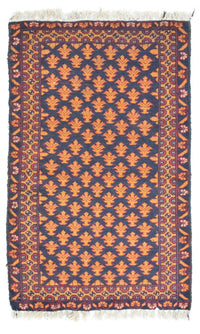 Tapis Belutsch - 133 x 80 cm - bleu