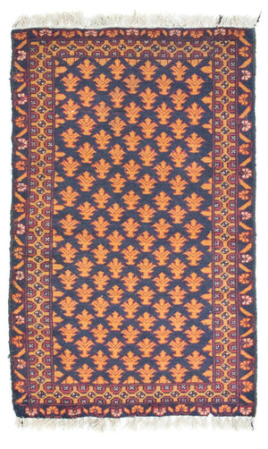 Tapis Belutsch - 133 x 80 cm - bleu