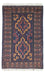 Tapis Belutsch - 134 x 81 cm - marron