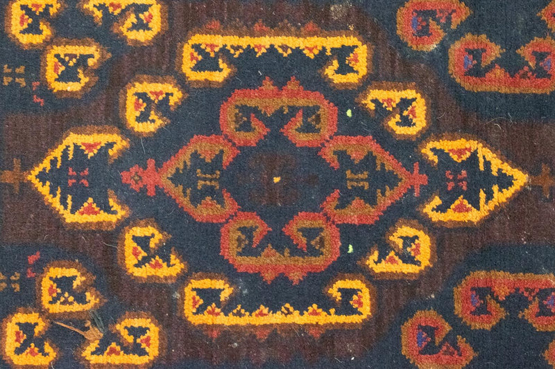 Tapis Belutsch - 134 x 81 cm - marron