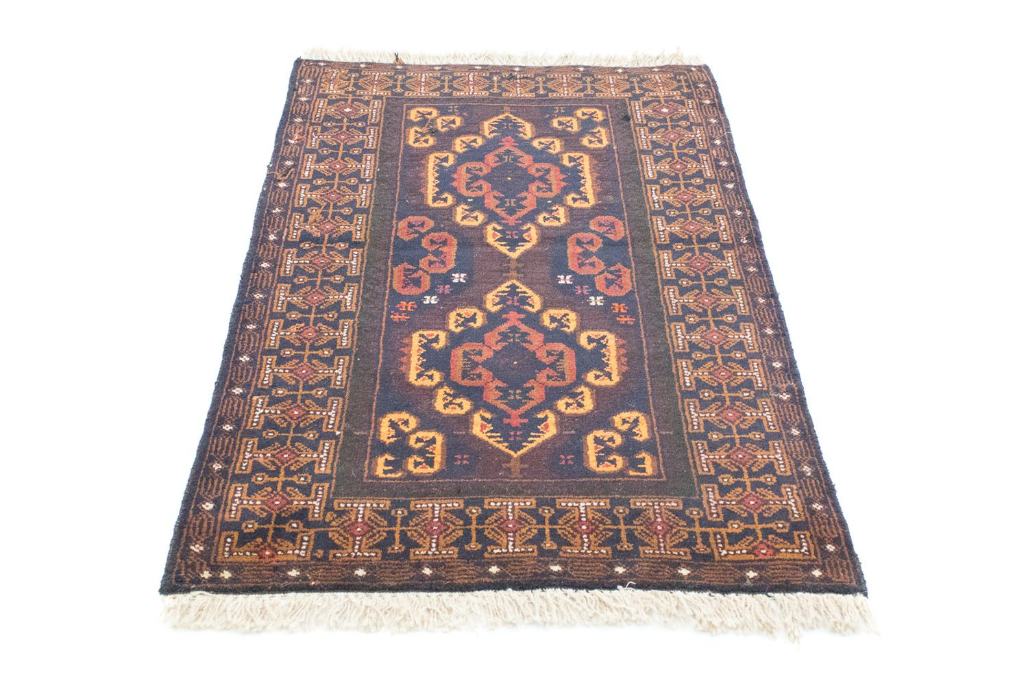 Tapis Belutsch - 134 x 81 cm - marron