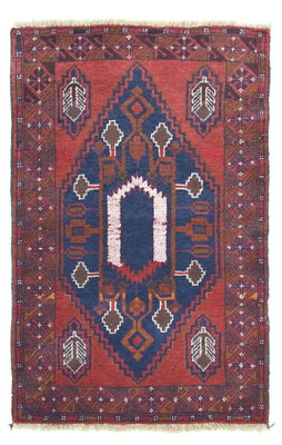 Tapis Belutsch - 131 x 82 cm - bleu