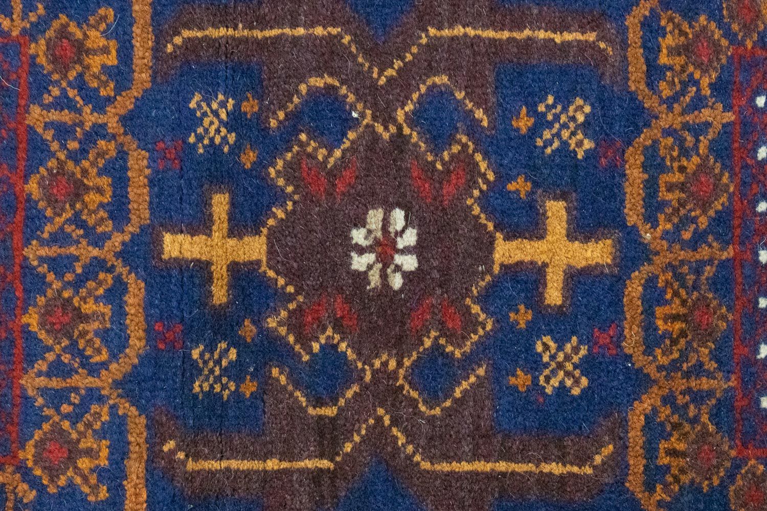 Tapis Belutsch - 137 x 81 cm - bleu