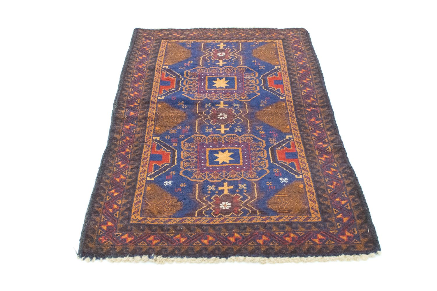 Tapis Belutsch - 137 x 81 cm - bleu
