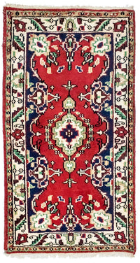 Tapis oriental - 160 x 90 cm - rouge