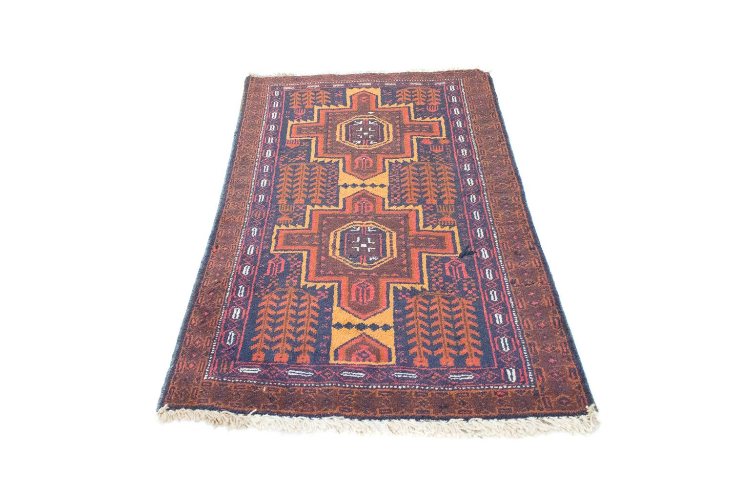 Tapis Belutsch - 133 x 82 cm - bleu