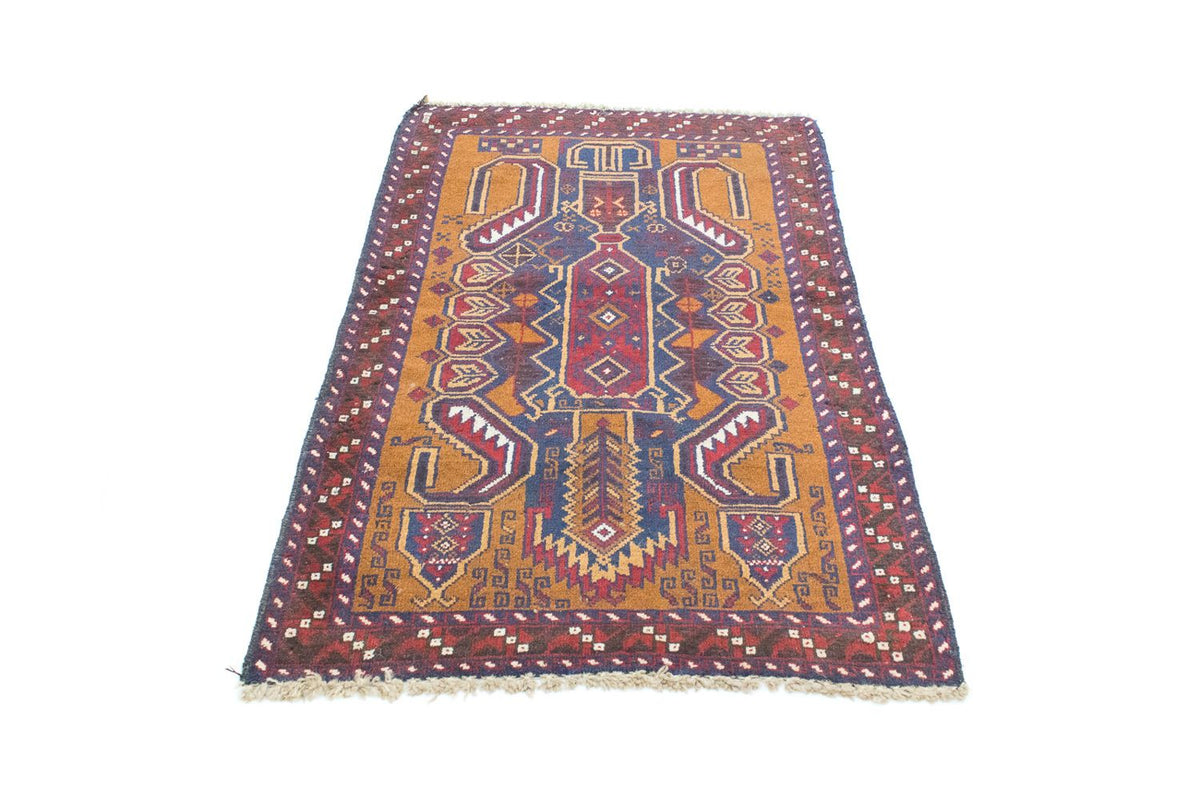 Tapis Belutsch - 136 x 89 cm - bleu