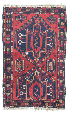 Tapis Belutsch - 127 x 77 cm - bleu