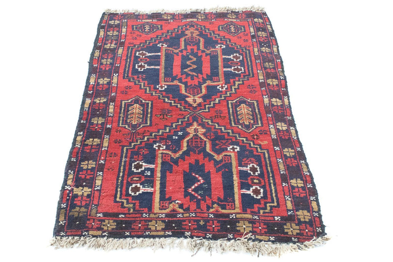 Tapis Belutsch - 127 x 77 cm - bleu
