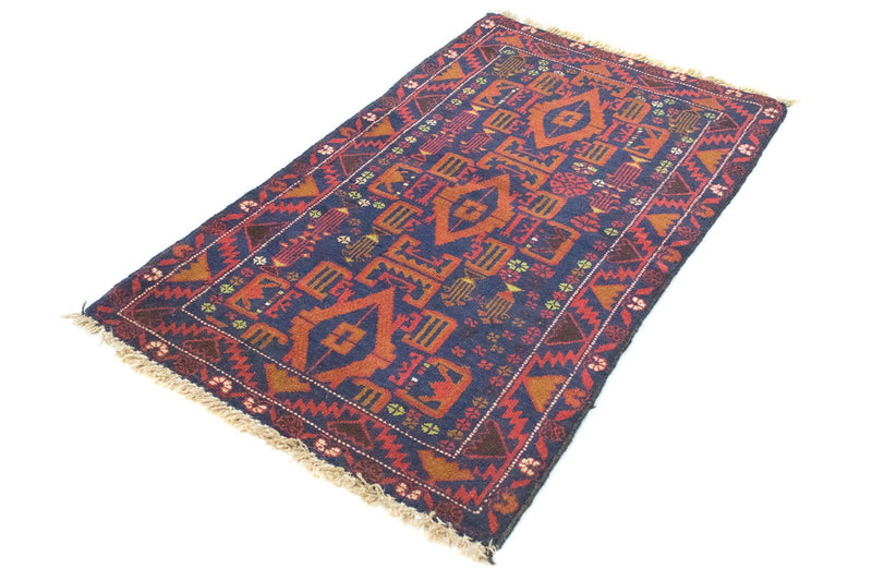 Tapis Belutsch - 135 x 81 cm - bleu