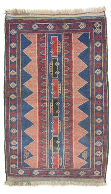 Tapis Belutsch - 160 x 84 cm - bleu