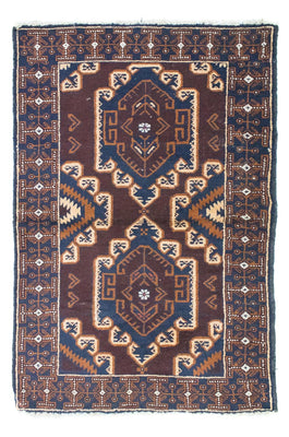 Tapis Belutsch - 132 x 85 cm - marron