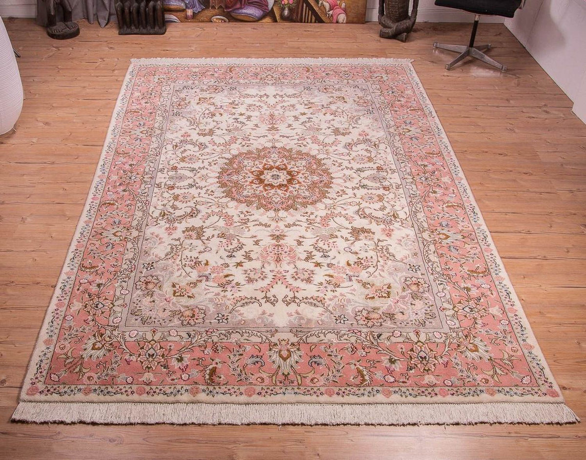 Tapis persan - Tabriz - Royal - 298 x 200 cm - rose