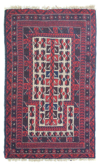 Tapis Belutsch - 125 x 74 cm - rouge