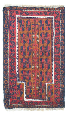 Tapis Belutsch - 143 x 84 cm - rouge